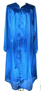 Oak Hall Graduation Gown USA 5' 06" - 5' 08" Shiny Blue - Picture 1 of 5