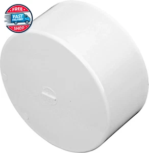 6P06 PVC S&D Cap, 6-Inch, Makes Solvent-Weld Connections, for Use with 6-In - Picture 1 of 12