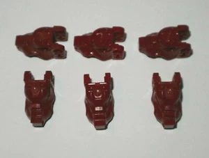 Lego ® Lot 5 Tête Animal Bordeau Dark Red Head - Picture 1 of 1