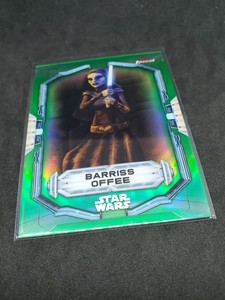 Star Wars Topps Finest 2022 Green Refractor Card 67/99 Barriss Offee 10