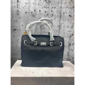 NWT * Michael Michael Kors “MK” Whipped Hamilton East West Tote -Black Leather - Picture 1 of 8