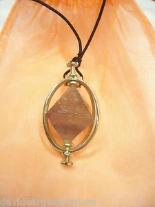 Silber Anhänger 925 Mit Fluorit Natürlich Rau Und Halsnah - Stein Dura - Bild 1 von 4