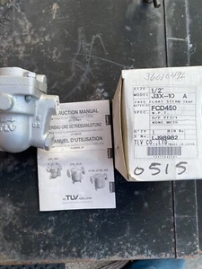 TLV J3X-10 / A Free Float Steam Trap, 1/2” Ports, 300 PSIG / 428* F, New IN BOX - Picture 1 of 5