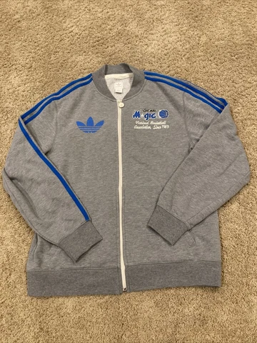 Adidas Orlando Magic NBA Men’s Full-Zip Sweater Track Jacket Size L Vintage Rare Cover