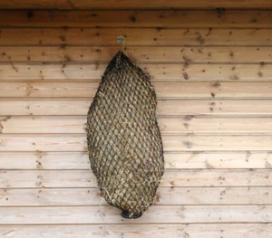 SLOW FLOW STEAMER HAYNET, TRICKLE-FEED NET EQUESTRIAN PONY HORSE *FREE POSTAGE* - Picture 1 of 2