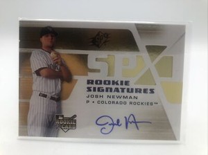 2008 SPx #112 Josh Newman RC Autograph Rookie Auto Card