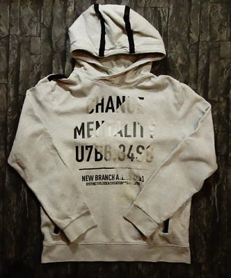 Denim URBNDIST Angelo Litrico C&A Herren Kapuzenpullover Grau Gr. L Baumwolle - Bild 1 von 4