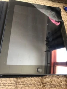 16GB Apple iPad A1416 with Black Leather Cover Case Stand - Picture 1 of 4