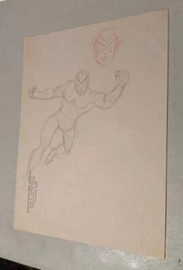 John Fantucchio original art sketch of a hero - Picture 1 of 3