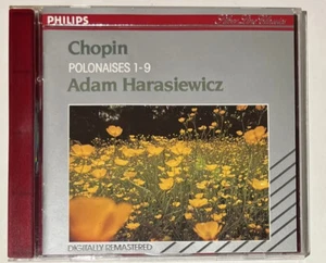 Chopin Polonaises 1-9 Adam Harasiewicz Phillips Silver West Germany Remaster CD - Imagen 1 de 8