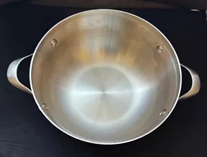 Calphalon 143 Stainless Steel 3 Qt 2.8 L Stock Pot Double Handles BRAND NEW - Picture 1 of 3