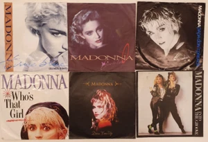 6x Madonna - Who's That Girl + True Blue ... 7" Single Vinyl Sammlung Bundle - Bild 1 von 1