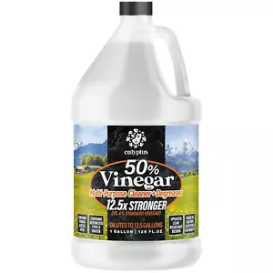 Calyptus 50% Pure Super Concentrated Vinegar | Dilutes to 12.5 Gallons | 12.5X P - Picture 1 of 12