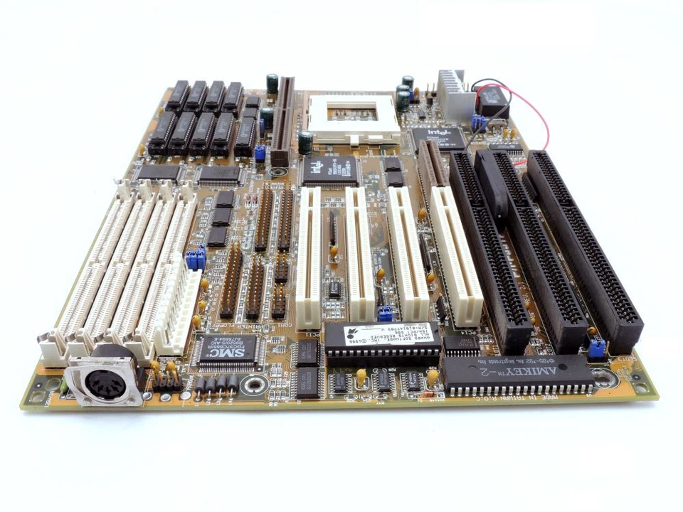 Asus P/I-p55tp4xe Rev 2.1 Baby-At Retro Motherboard PGA320 256KB Cache - Image 1 of 1