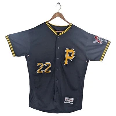 Andrew McCutchen Piratas de Pittsburgh parche de camiseta negro alternativo para hombre grande 40 Foto 1 de 4