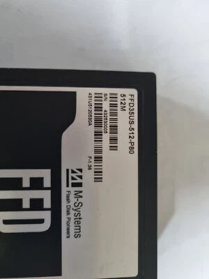 M-Systems Flash Disk Pioneers FFD35US-512-P80 512MB ULTRA WIDE SCSI FLASH DISK - Image 1 of 4