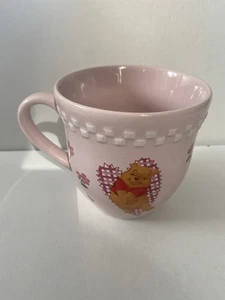Disney Store Winnie The Pooh Pink Coffee Tea Mug Cup - Picture 1 of 4
