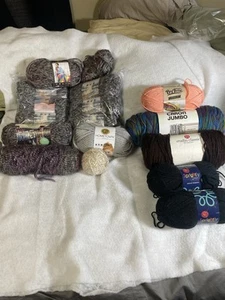 Lions brand, hometown, and homespun lot salmon creek grey , and some extras  - Picture 1 of 9