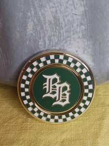 Bogey Boys Macklemore Gothic Golf Ball Marker Green Enamel Magnetic Two Sided - Picture 1 of 5