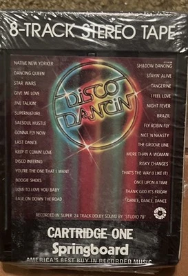 Disco Dancin’- 8-track tape- Factory Sealed.  - Image 1 of 4
