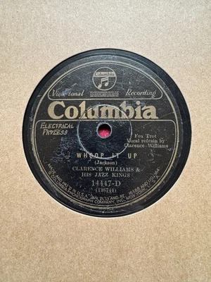 78Rpm, Jazz, Clarence Williams Jazz Kings 'Whoop It Up / I'm Not Worrying' Colum - Image 1 of 4
