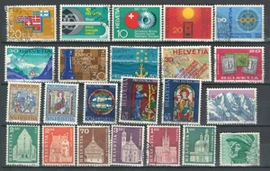 SWITZERLAND EUROPE SELECTION USED COMMEMORATIVE STAMPS LOT (HELVTIA 465) - Foto 1 di 1