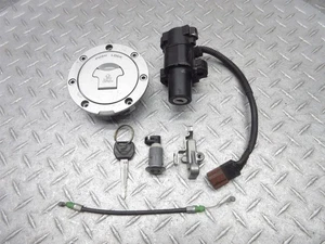 Juego de bloqueo Honda CBR1000 RR 2007 06-07 interruptor de encendido tapa de gas combustible con lote de llaves - Imagen 1 de 14