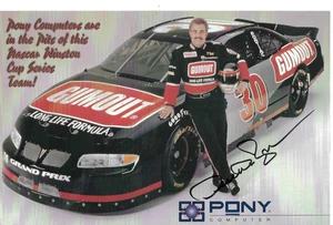 DERRIKE COPE NASCAR CUP SERIES Autographed 5X7 HERO CARD  1998 - GUMOUT - Picture 1 of 1