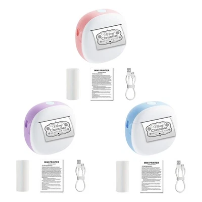 Inkless Sticker Printer Label Maker Portable Wireless Printer for Photos Labels - Image 1 of 4