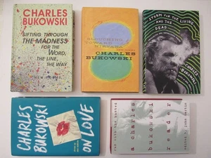 Lot of 5 HARDCOVER CHARLES BUKOWSKI POETRY BOOKS - Good Condition - Picture 1 of 19