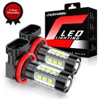 For Audi A3 A4 A5 A6 Q5 Q7 H11/H8/H9 LED Fog Light Bulbs Kit Xenon White 6000K