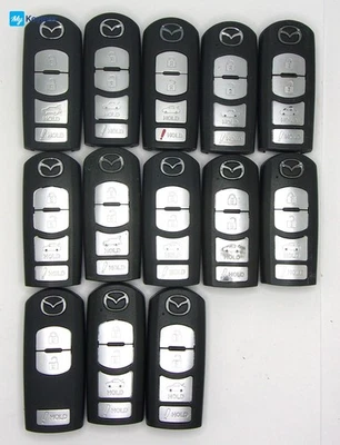 Lot x13 OEM Mazda Keyless Entry Smartkey Remotes Used TESTED - Image 1 of 2