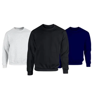 Gift Hub Unisex Sweatshirts 3er & 5er Pack Pullover warm robust bequem Freizeit - Bild 1 von 1