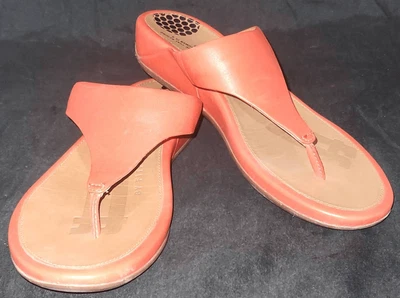 Sandalias FitFlop FF2 Banda Naranja Cuero Suave Ligeras entre Puntera - 7.5/EU 3 Foto 1 de 4