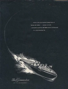 Zeitschriftenanzeige - 1947 - Gar Wood Boats - Marysville, MI - The Commodore (#1) - Bild 1 von 1