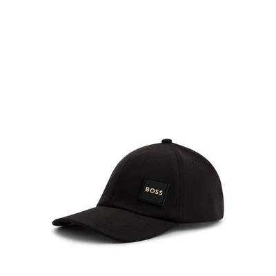 NUEVO CON ETIQUETAS Hugo Boss Negro Sedare Essential Hombre Gorra de Béisbol Sombrero Minimalista Deportivo Foto 1 de 4