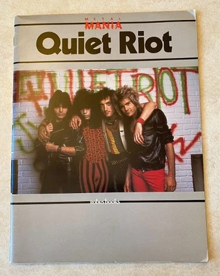 Vintage Quiet Riot Metal Mania 1984 Robus Books Photo Book w/ Fold-Out Poster - Image 1 of 4
