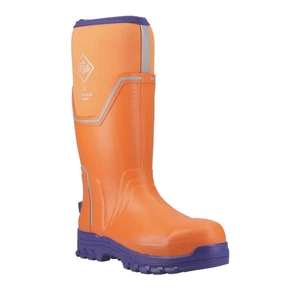 Botas MUCK GRIT S5 Para Hombres Naranja Alta Seguridad Compuesto Puntera/Medole Botas de Agua - Imagen 1 de 7