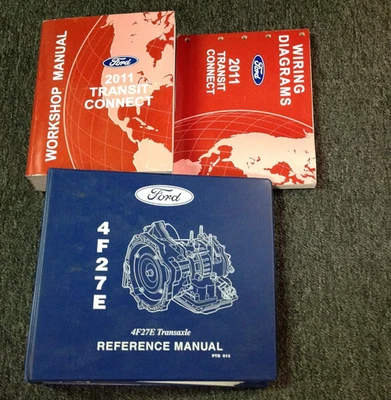 2011 Ford Transit Conectar Servicio Tienda Reparación Manual Juego OEM W Ewd + - Imagen 1 de 4