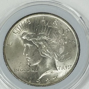 1922 Peace Silver Dollar Liberty Bald Eagle E Pluribus Unum In God We Trust - Picture 1 of 6