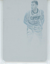 1/1 BLAKE GRIFFIN 2015-16 Panini National Treasures Cyan Printing Plate