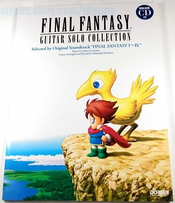 Final Fantasy I - IX COLEÇÃO SOLO DE GUITARRA com CD Partituras Tab VI VII VIII 7 - Imagem 1 de 4