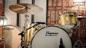 Hayman Vibrasonic Drums 26.13.16 & snare - 1972 - Gold ingot - Bild 1 von 9