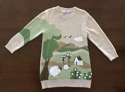 Vestito maglia 5 anni 110 cm Mayoral bambina girocollo maniche lunghe tricot - Imagen 1 de 4