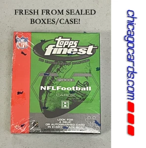 2003 Finest Hobby mini-caja Look4 Jason Witten novato Tom Brady refractor dorado - Imagen 1 de 14