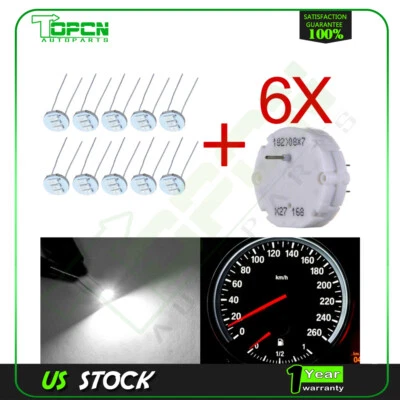 Kit de reparación de velocímetro calibre 6X motor paso a paso X27.168 X25.168 X15.168 LED blanco Foto 1 de 4