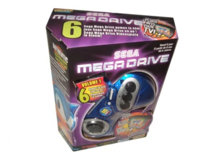 SEGA Mega Drive Classic Mini mit 6 Spielen (Sonic, Flicky, Golden Axe..) - NEU