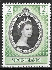 Stamps British Virgin Islands 1953 QEII Coronation MNH SG148 - Picture 1 of 2