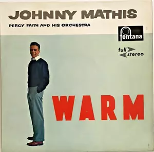 Johnny Mathis WARM with Percy Faith LP Fontana Records 885105TY Stereo 1957 - Picture 1 of 2