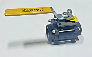 Apollo 83R-147-01 1-1/2" NPT 3 Stück 800WOG 150PSI Kugelhahn Vollanschluss Stahl - Bild 1 von 7